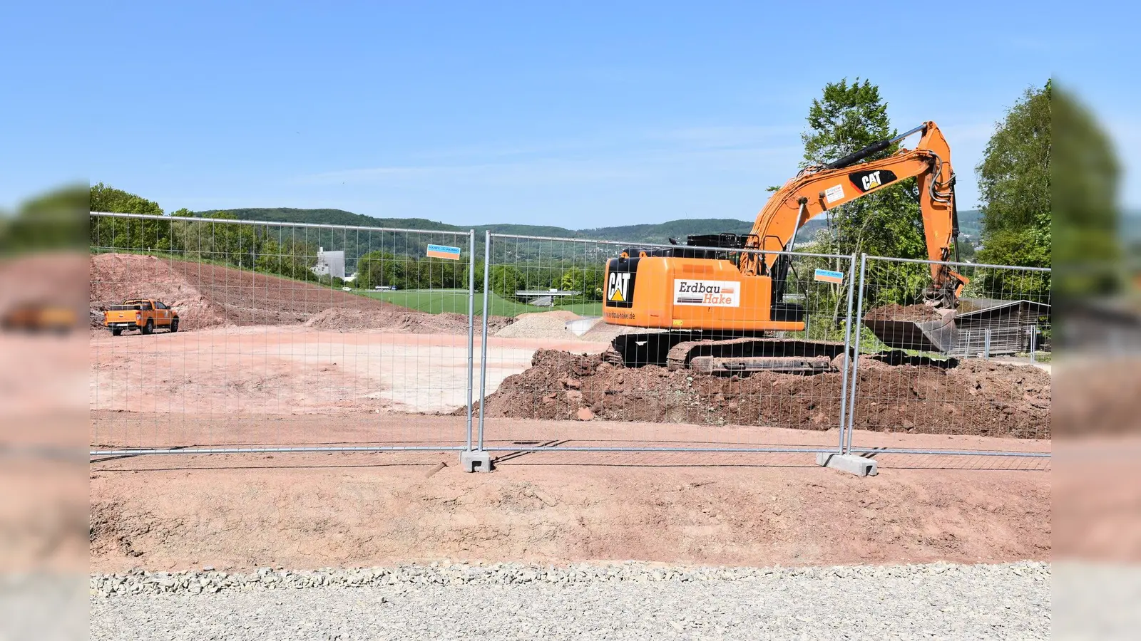 Die Baustelle an der „Schiewe Halbe“ (Foto: Foto: Siebrecht)