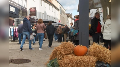 Zum Herbstmarkt wird die Hofgeismarer Innenstadt neben vielen Verkaufsständen und den geöffneten Geschäften auch wieder mit herbstlicher Dekoration aufwarten. (Foto: Stefan Bönning)