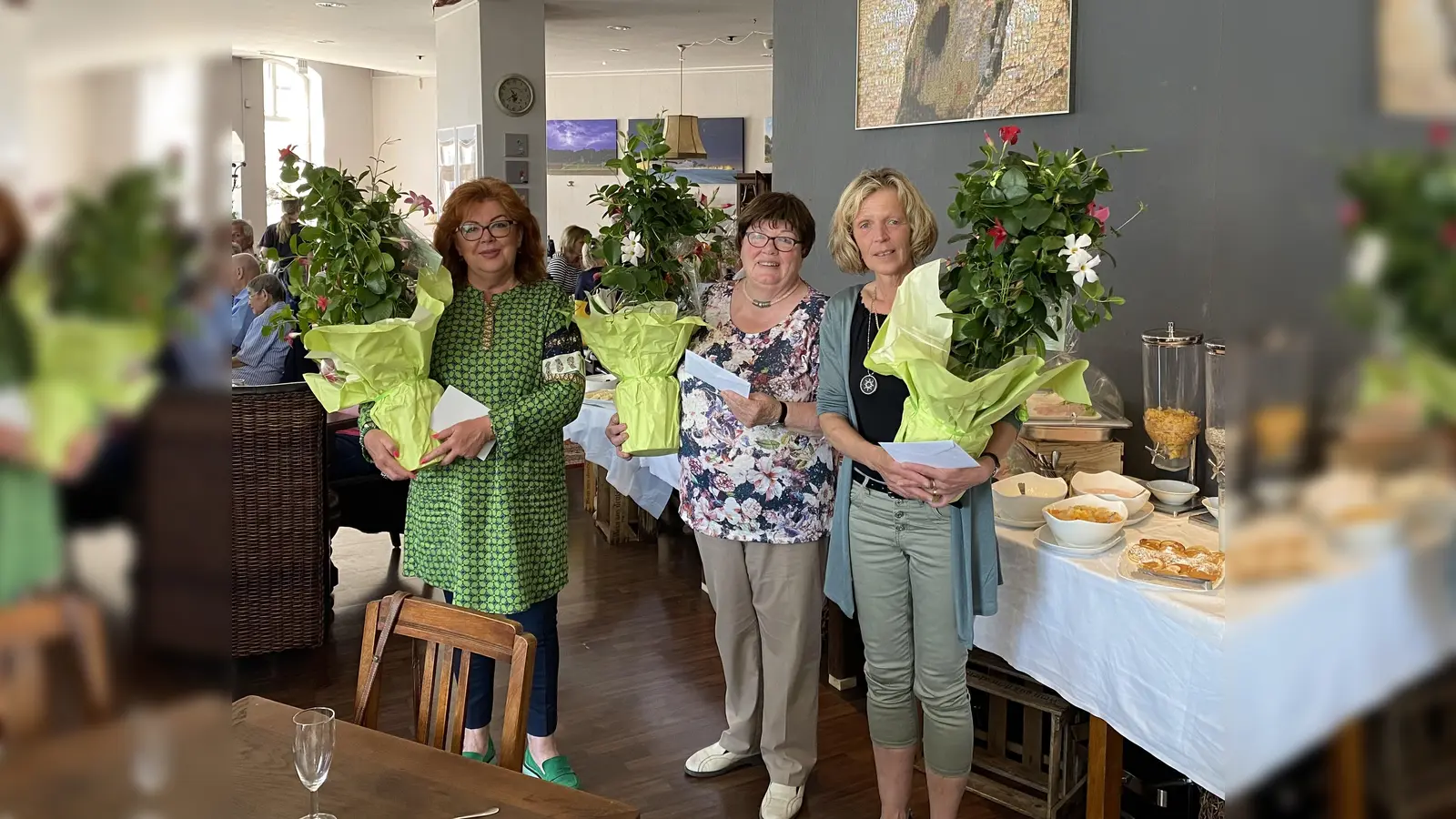 (v.l.) Natascha Derenthal, Magdalene Bernhardt, Christiane Dornbusch. (Foto: privat)