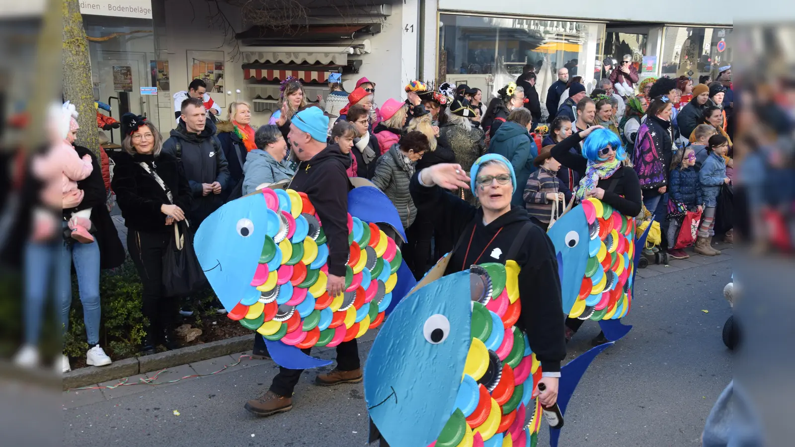 Auf Steinheims Straßen gings mal wieder besonders lustig zu. (Foto: Marc Otto)