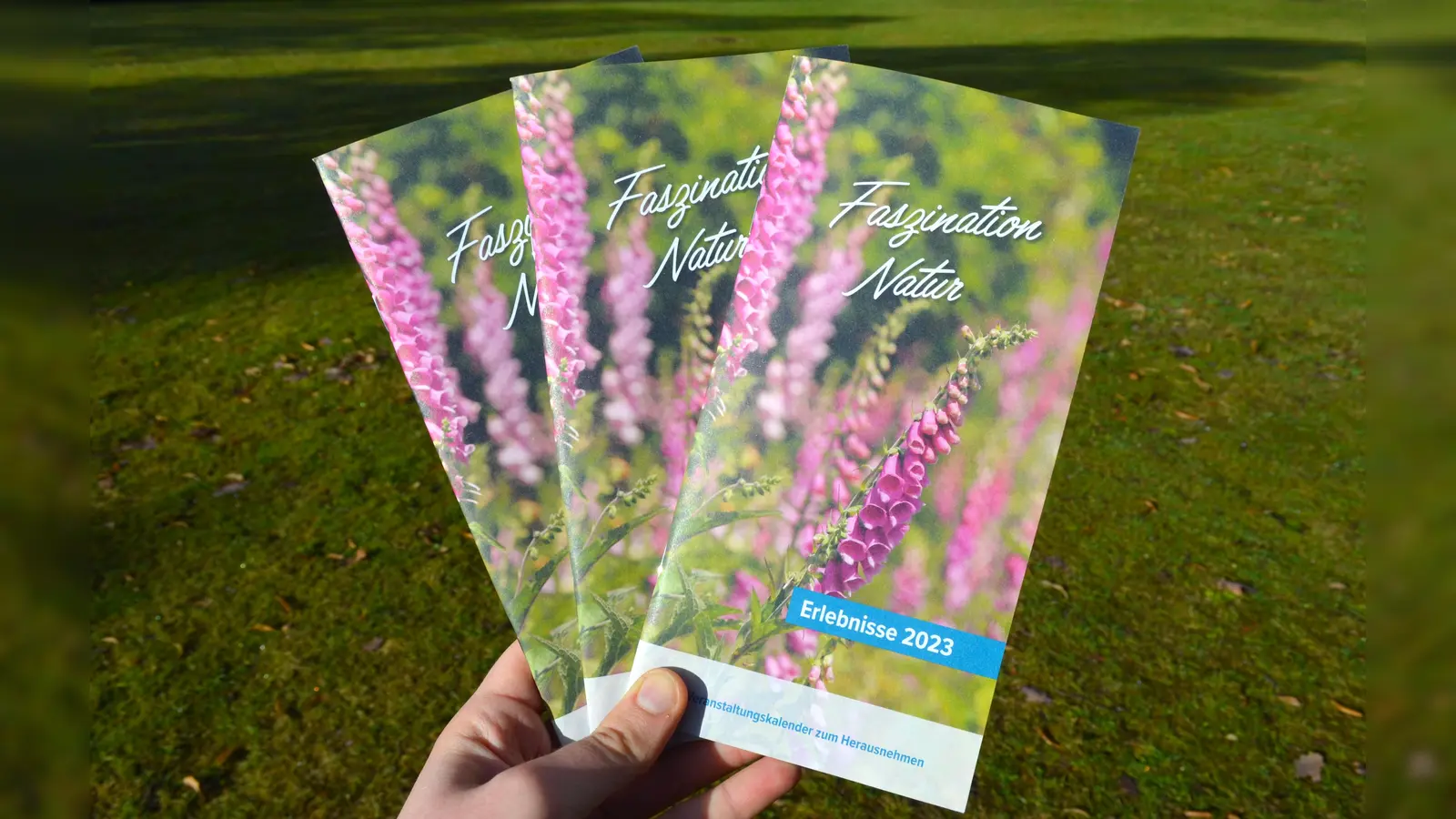 Die neue Broschüre „Faszination Natur“ für das Jahr 2023. (Foto: SVR)