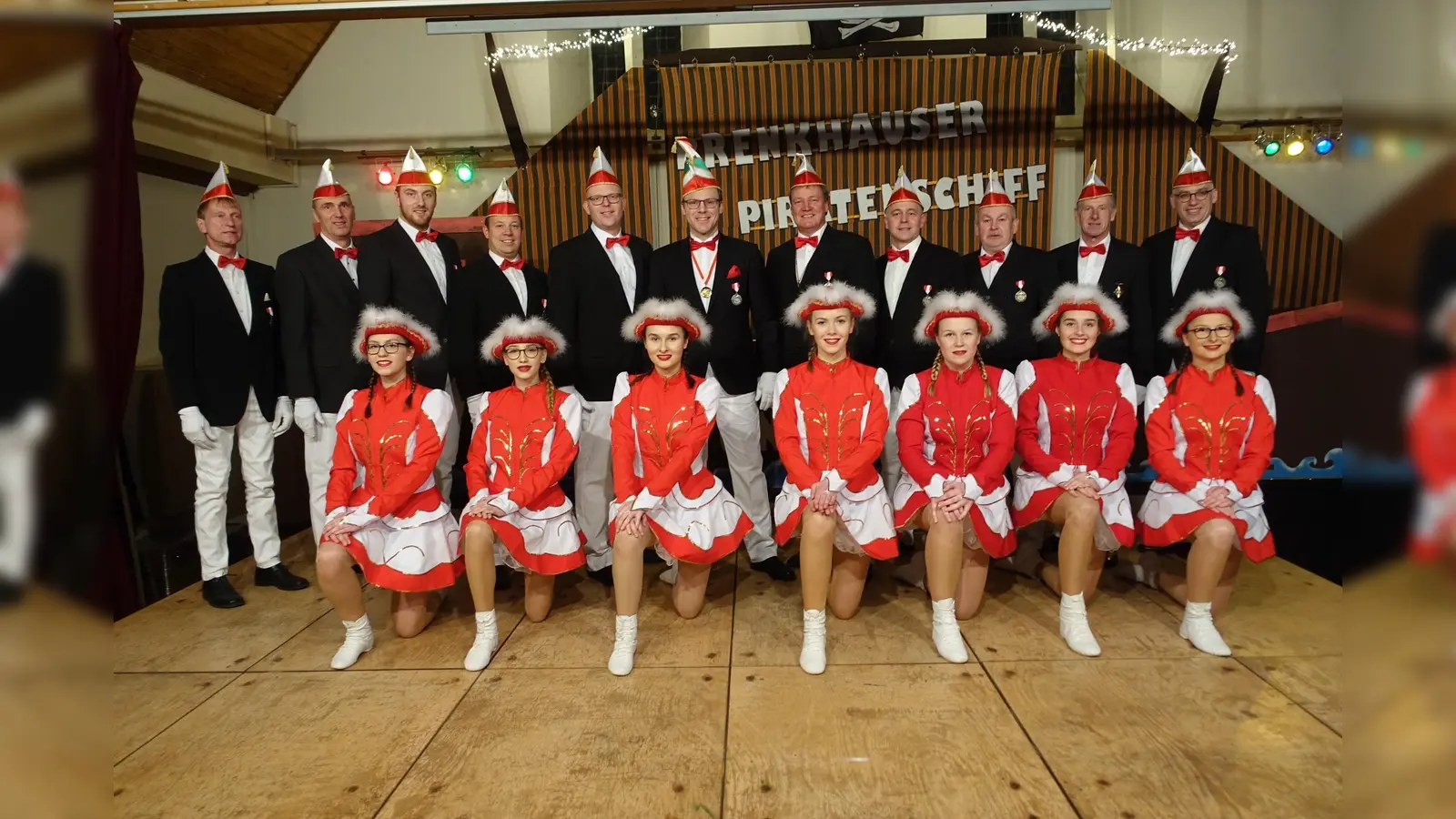 Die Schelpedorf-Narren feiern im großen Klostersaal. (Foto: privat)