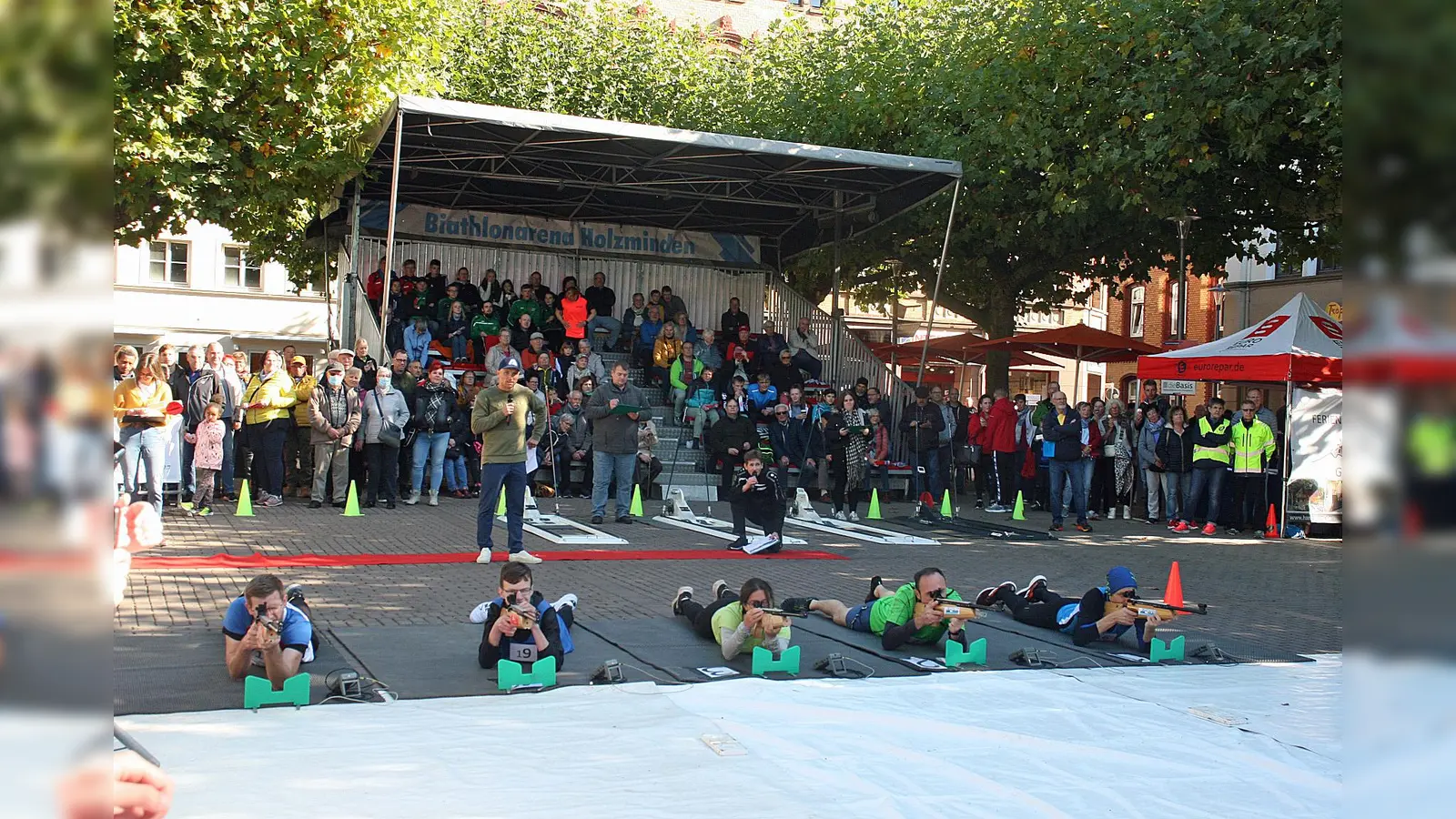 Am Sonntag, den 17. September steht mit der 17. Etappe 2023 ein besonderes Highlight bevor: Der Citybiathlon in Holzminden, der seit 2017 im Tourprogramm dabei ist und in diesem Jahr bereits zum 5. Mal stattfinden wird. (Foto: privat)