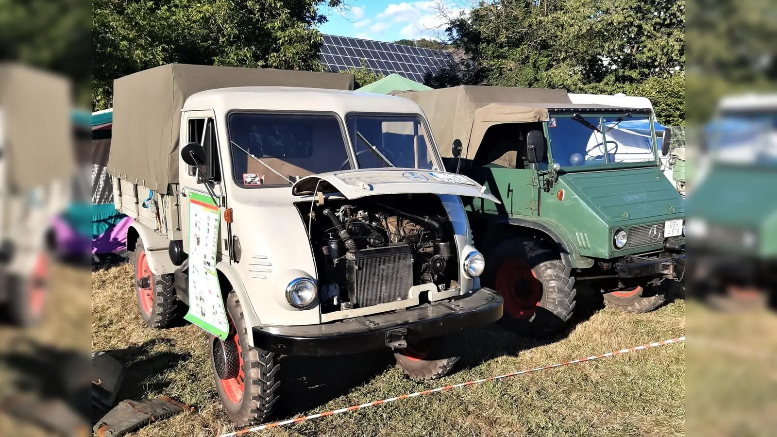 Unimogs gibt es mit Benzin oder Dieselmotor. (Foto: Barbara Siebrecht)