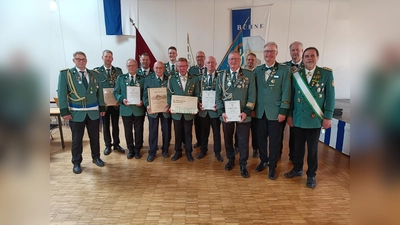 Ehrungen beim Schützenfest. (Foto: privat)