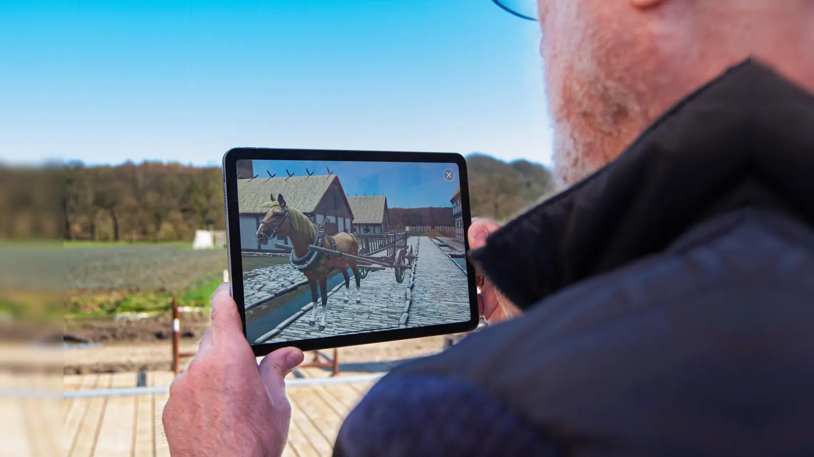 App-Darstellung des Hellwegs. (Foto: Nusec xr)