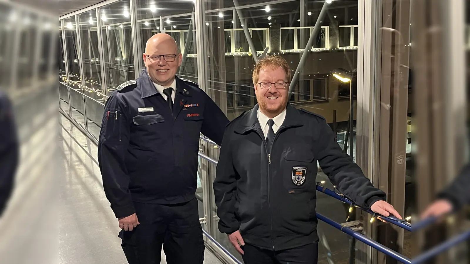 (v.l.) Jürgen Rabbe und Stefan Nostitz. (Foto: Kreis Höxter)