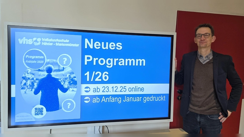 VHS-Leiter Mario Hildebrandt freut sich schon auf die Freischaltung des neuen VHS-Programms. (Foto: privat)