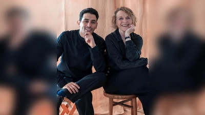 Aeham Ahmad und Jutta Seifert. (Foto: Wendehals)