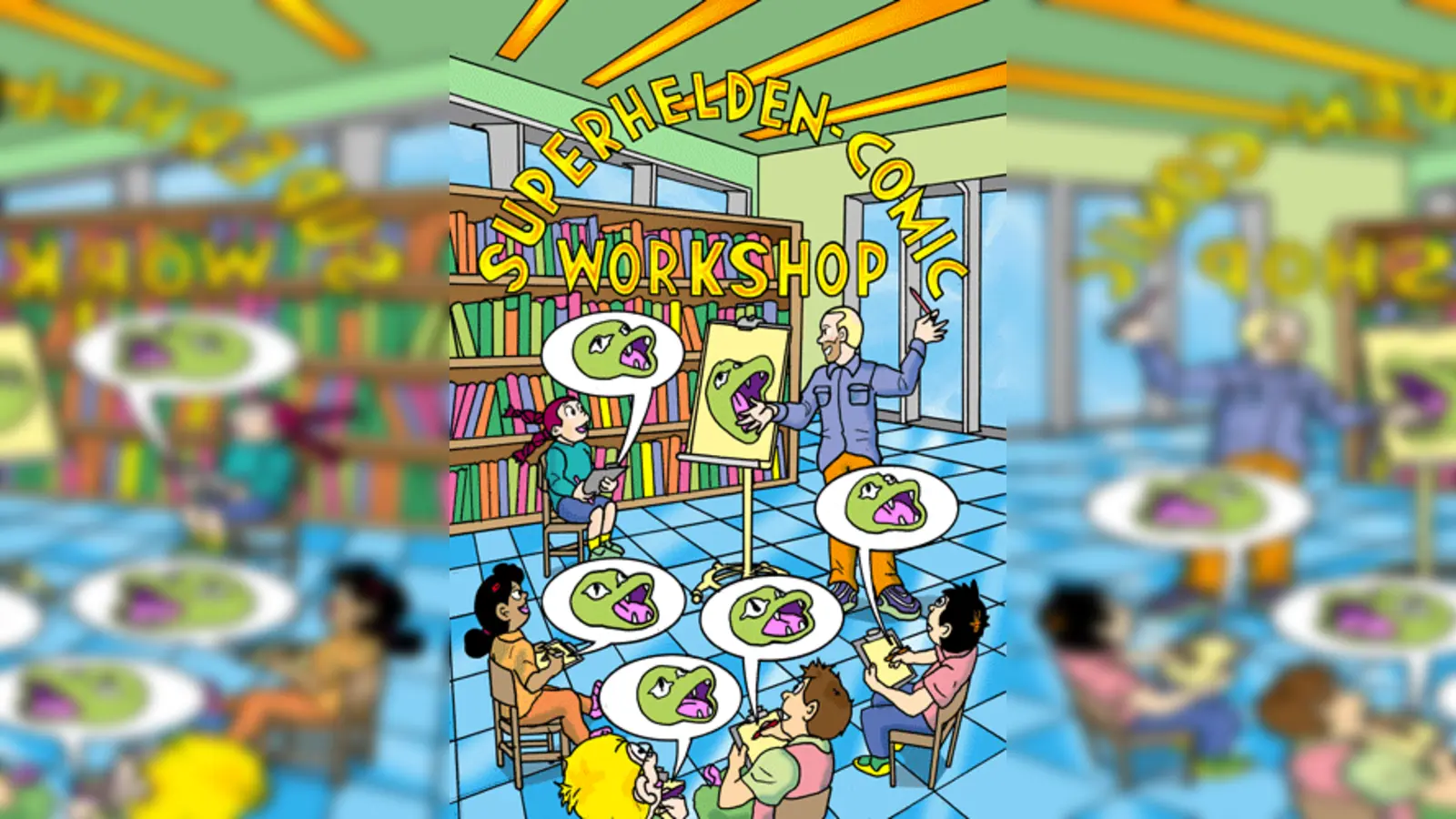 Superhelden-Comic-Workshop mit Paul Paetzel. (Foto: Paul Paetzel)