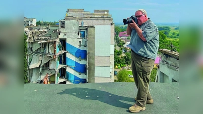Howard G. Buffett in Borodianka, Ukraine (Foto: Ann Kelly Bolten)