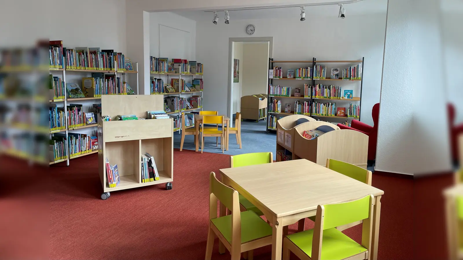 Auch der Kinderbereich in der Stadtbücherei wartet wieder auf Leserinnen und Leser. (Foto: Stadt Holzminden)