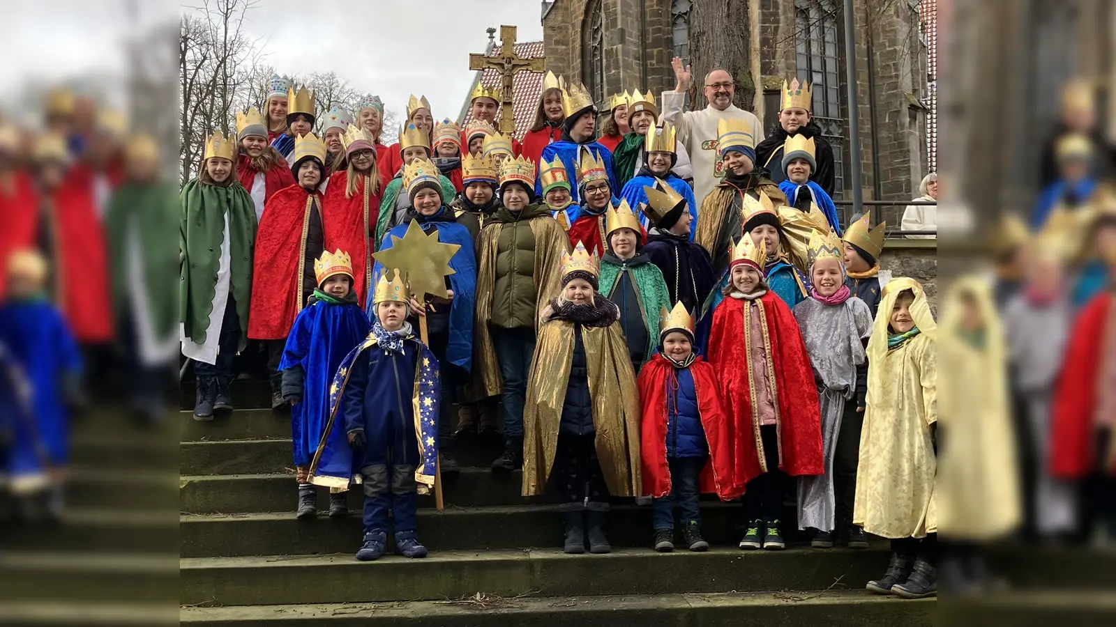 Sternsinger in Brakel. (Foto: privat)
