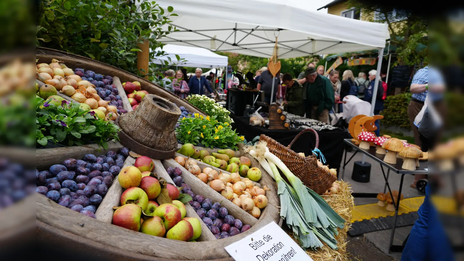 Der Öko- und Bauernmarkt bietet eine Fülle von Angeboten. (Foto: privat)
