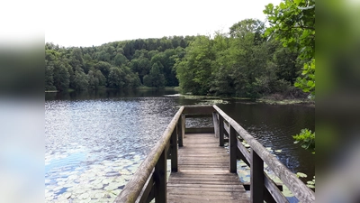 Bergsee Delliehausen. (Foto: Touristik-Information Uslar)