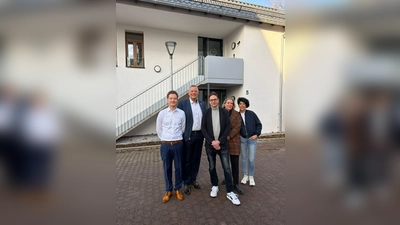 V.l.: Jerome Major (Lebenshilfe), MdL Matthias Goeken, Oliver Thöne (Lebenshilfe), Julia Gogrewe (Stadt Höxter) und Tina MacLeod (Lebenshilfe). (Foto: privat)