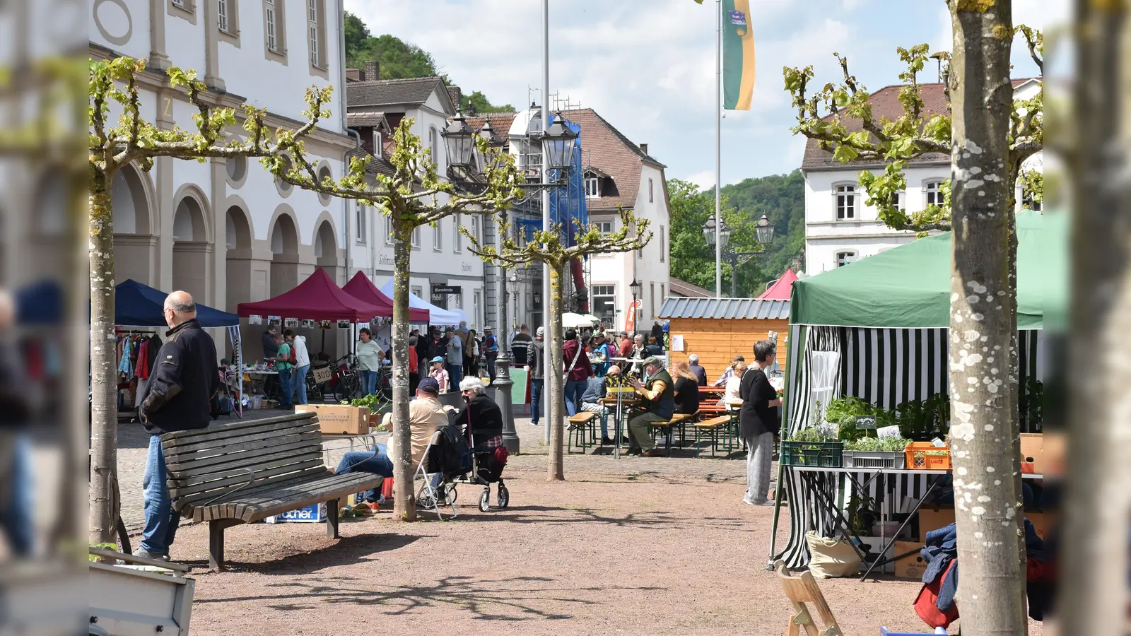 Markt-Festival vor dem Rathaus (Foto: Barbara Siebrecht)
