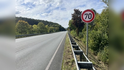 Zulässige Höchstgeschwindigkeit wird auf 70 Km/h reduziert (Foto: Kreis Höxter)