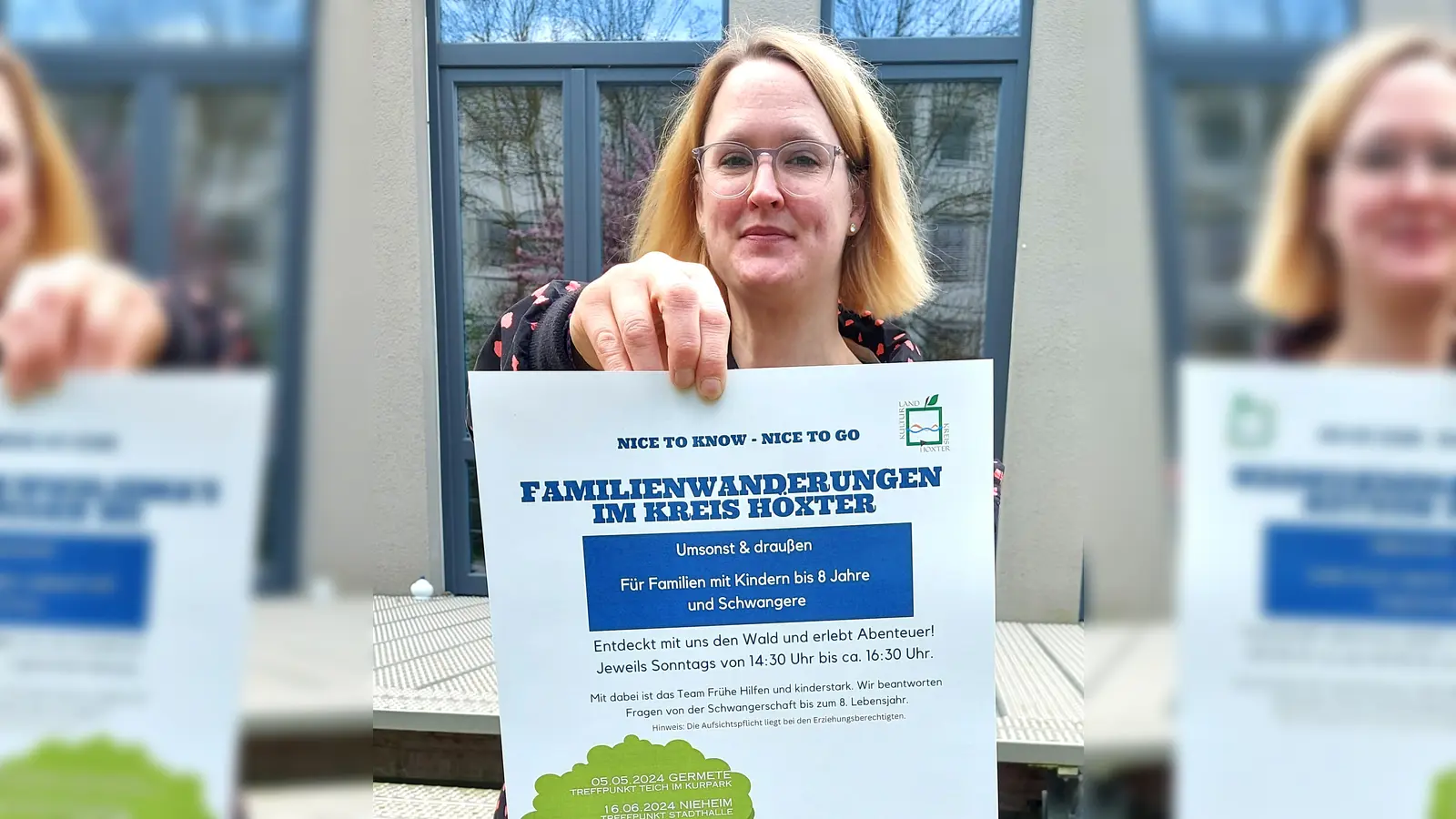 Sandra Wegener von der Abteilung Soziale Dienste und Koordinatorin der Landesinitiative „kinderstark – NRW schafft Chancen“ beim Kreis Höxter freut sich auf den Auftakt der Familienwanderungen. (Foto: Kreis Höxter)