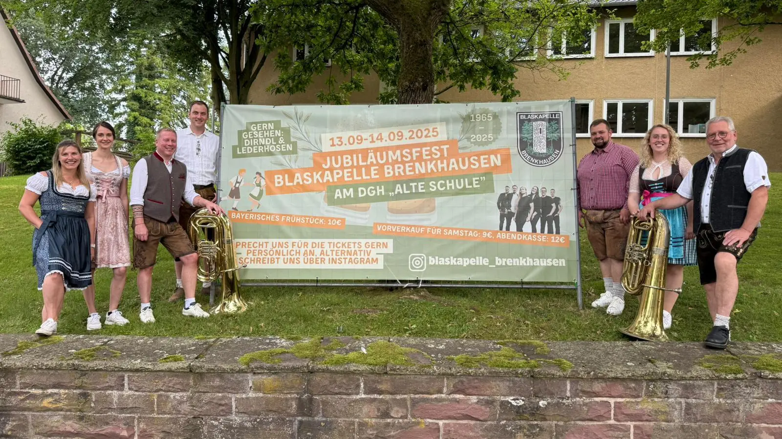 Die Blaskapelle Brenkhausen blickt voller Vorfreude auf das Oktoberfest-Wochenende. (Foto: privat)
