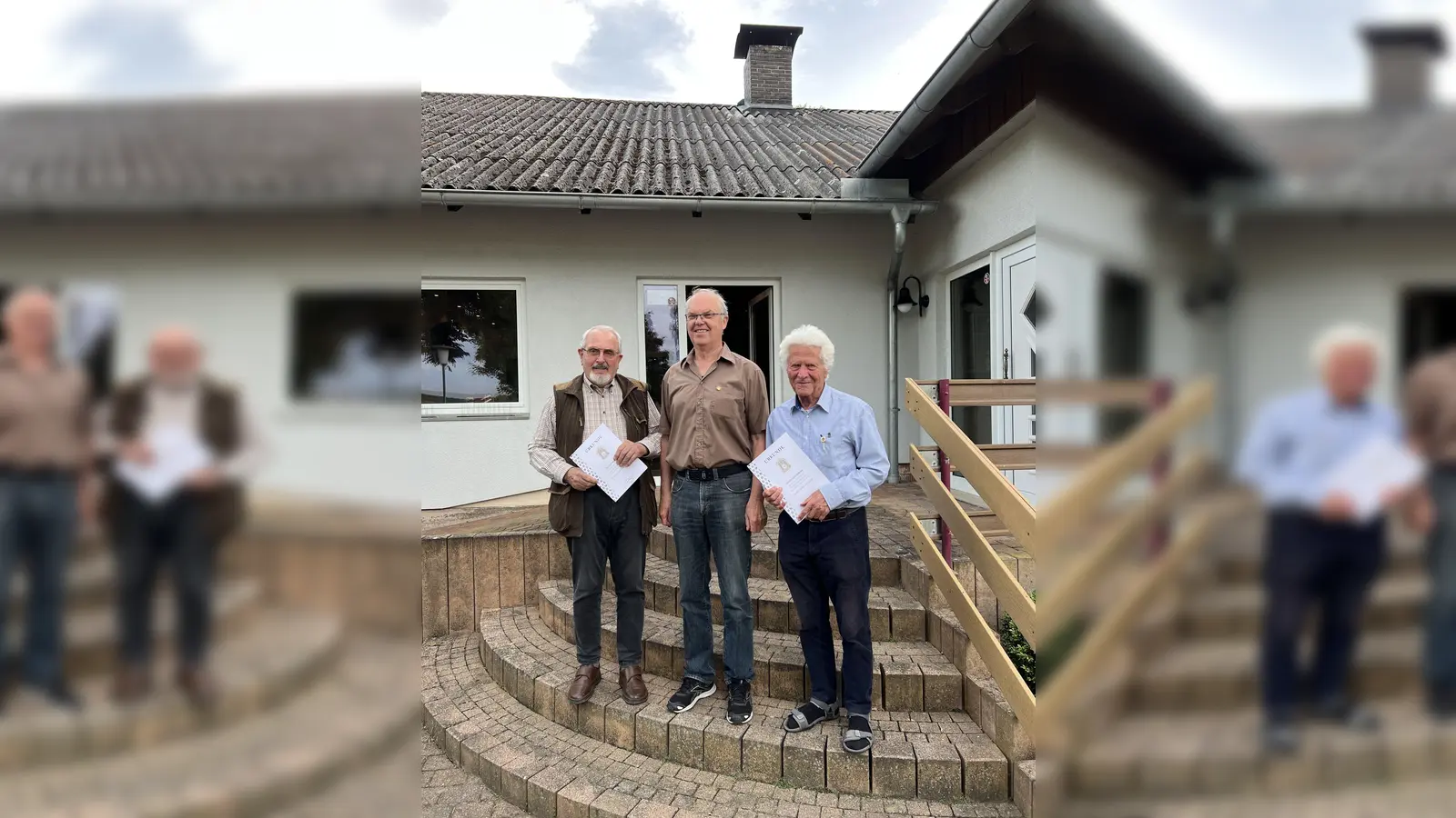 V.l.: Günter Wickbold, Alfred Lachmayer und Heinrich Ellermann. (Foto: Lachmeyer)