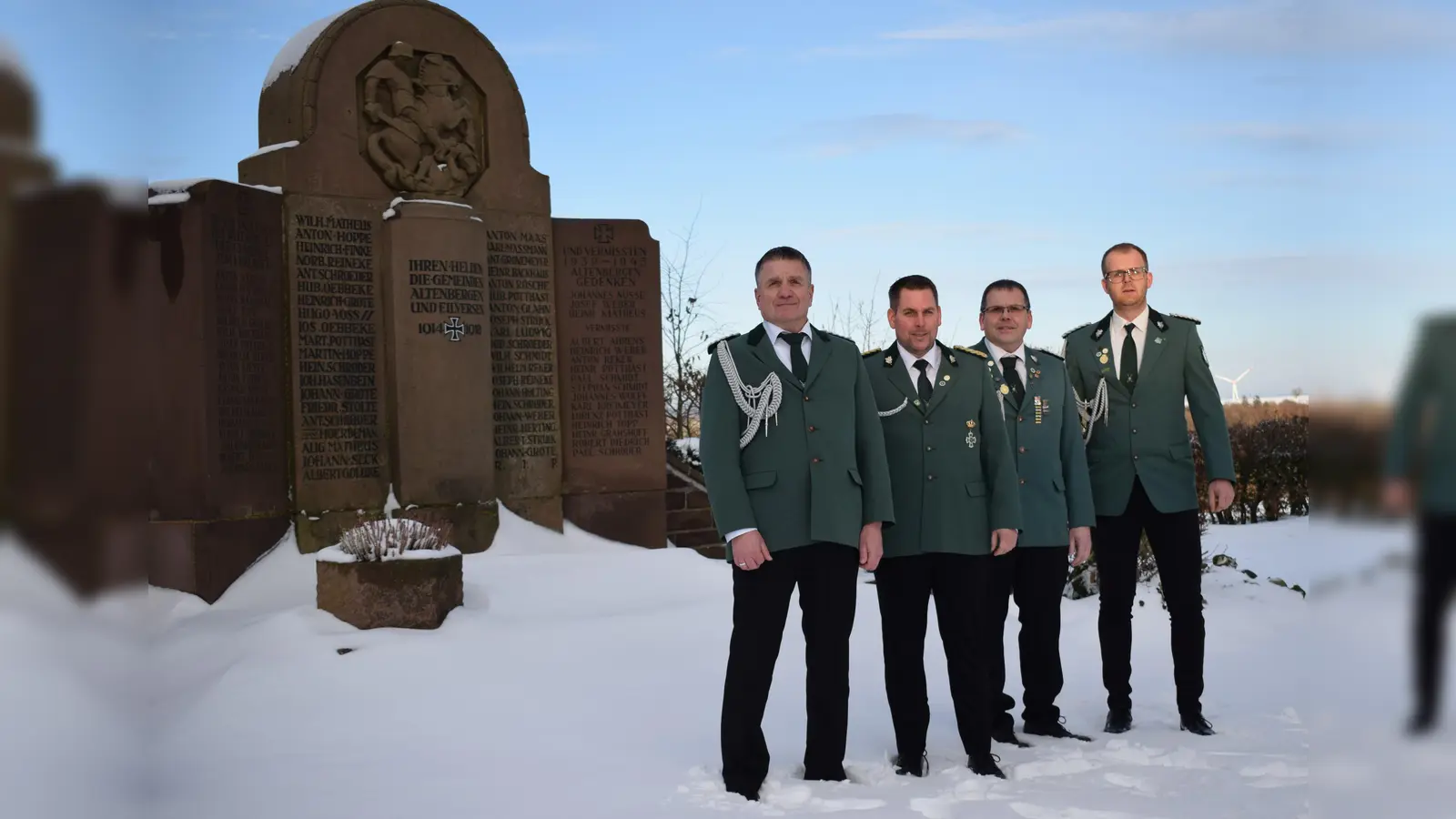 V.l.: Wolfgang Fehr, Boris Borchert, Markus Glahn und Tobias Vogt. (Foto: privat)
