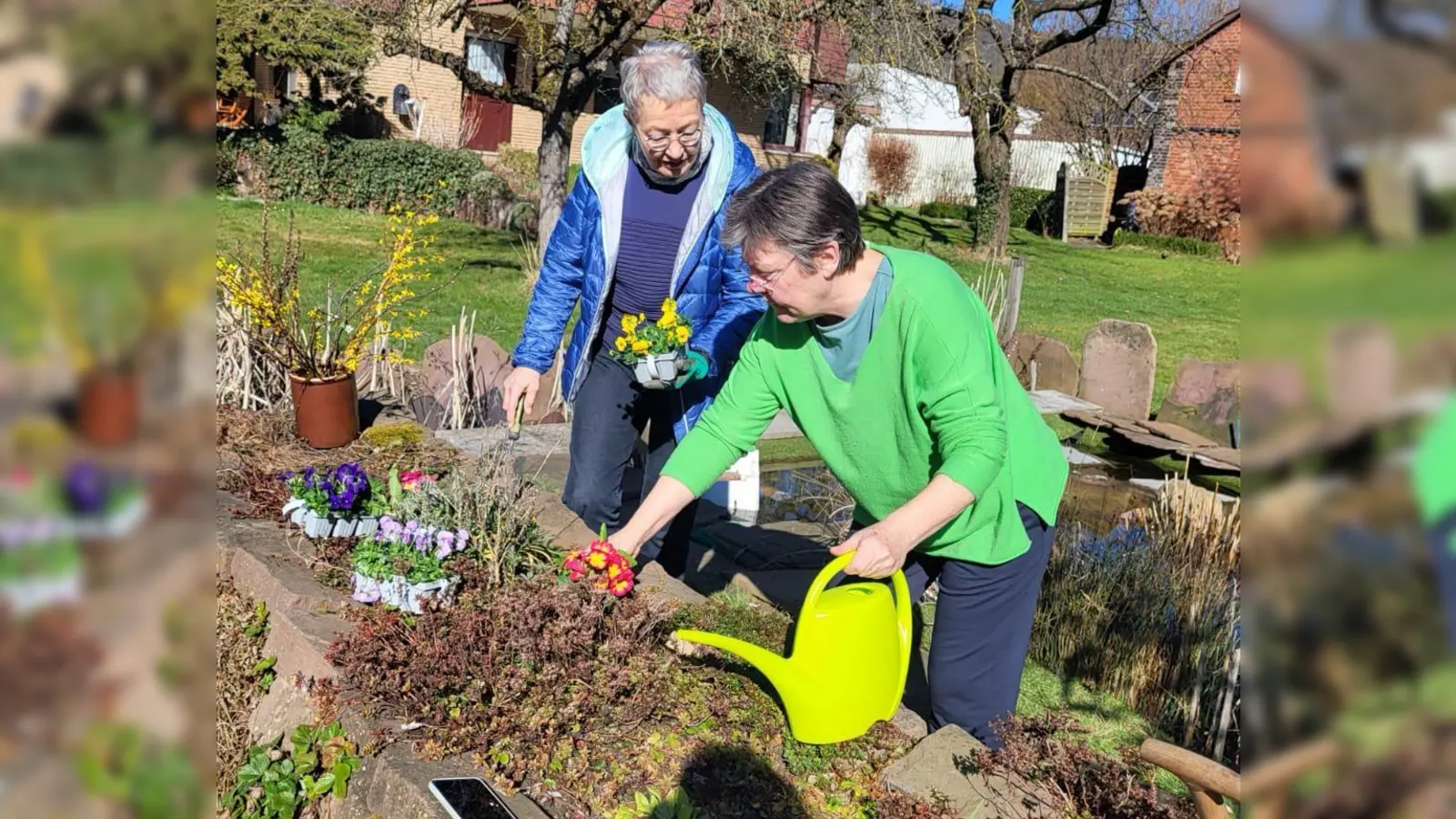 Pflanzenbasar zum Saisonstart im Schöpfungsgarten. (Foto: privat)