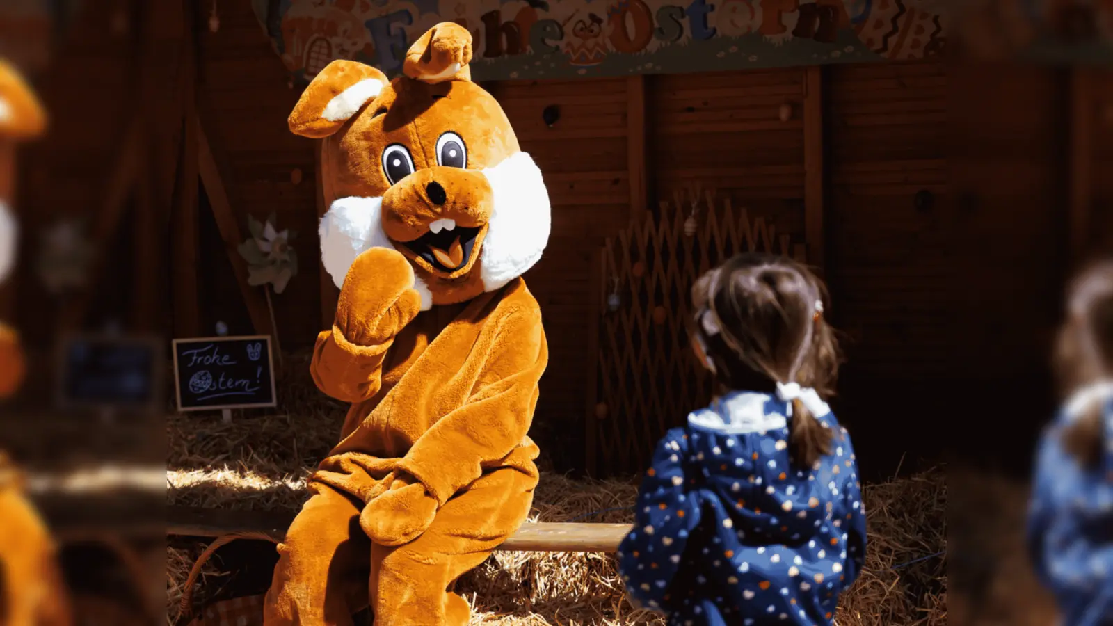 Zum Osterfest darf selbstredend der Osterhase nicht fehlen. (Foto: Tierpark Sababurg)