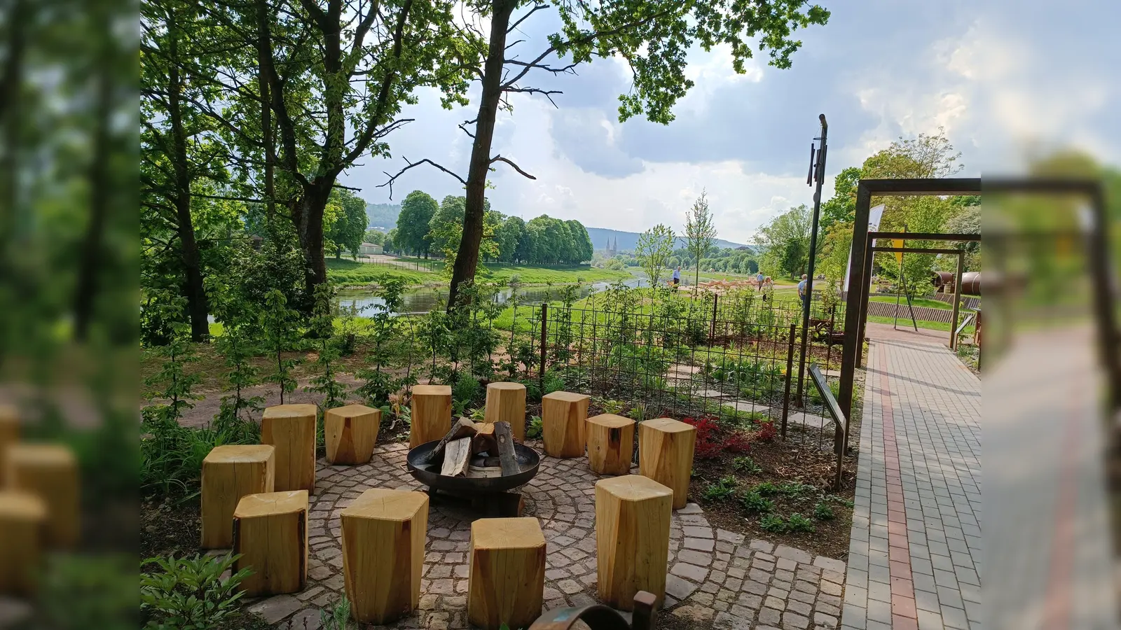 Der Feuergarten  (Foto: Huxarium Gartenpark Höxter)