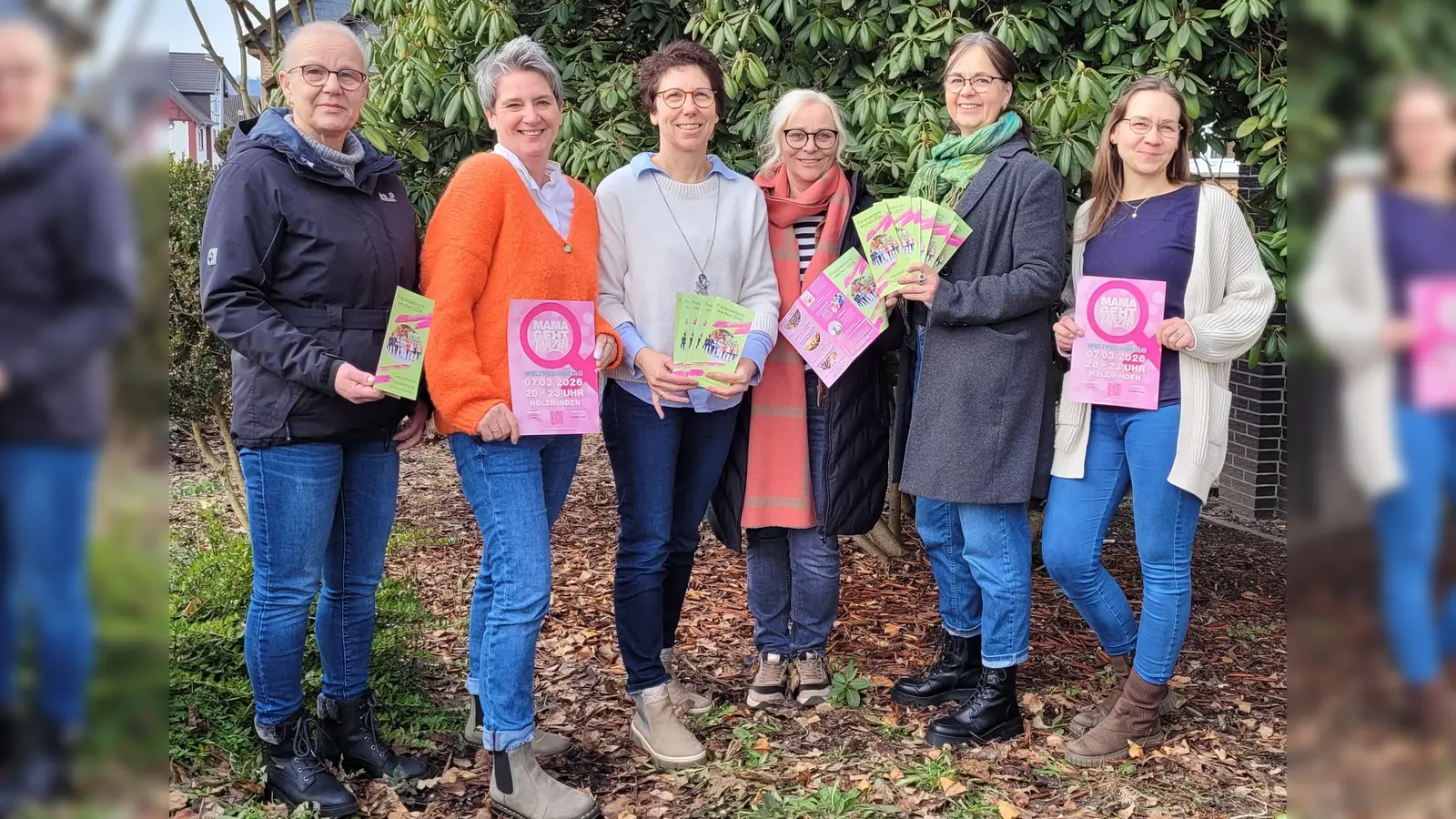 Die Gleichstellungsbeauftragten des Landkreises Holzminden (v.l.): Kerstin Wiest (Samtgemeinde Eschershausen-Stadtoldendorf), Sabine Weishaupt (Samtgemeinde Boffzen), Cornelia Pötter (Samtgemeinde Bevern), Ilona Glenewinkel (Samtgemeinde Bodenwerder-Polle), Iris Holec (Flecken Delligsen) und Carina Stegemann (LK Holzminden). Es fehlt Sonja Drollinger (Stadt Holzminden). (Foto: Landkreis Holzminden)