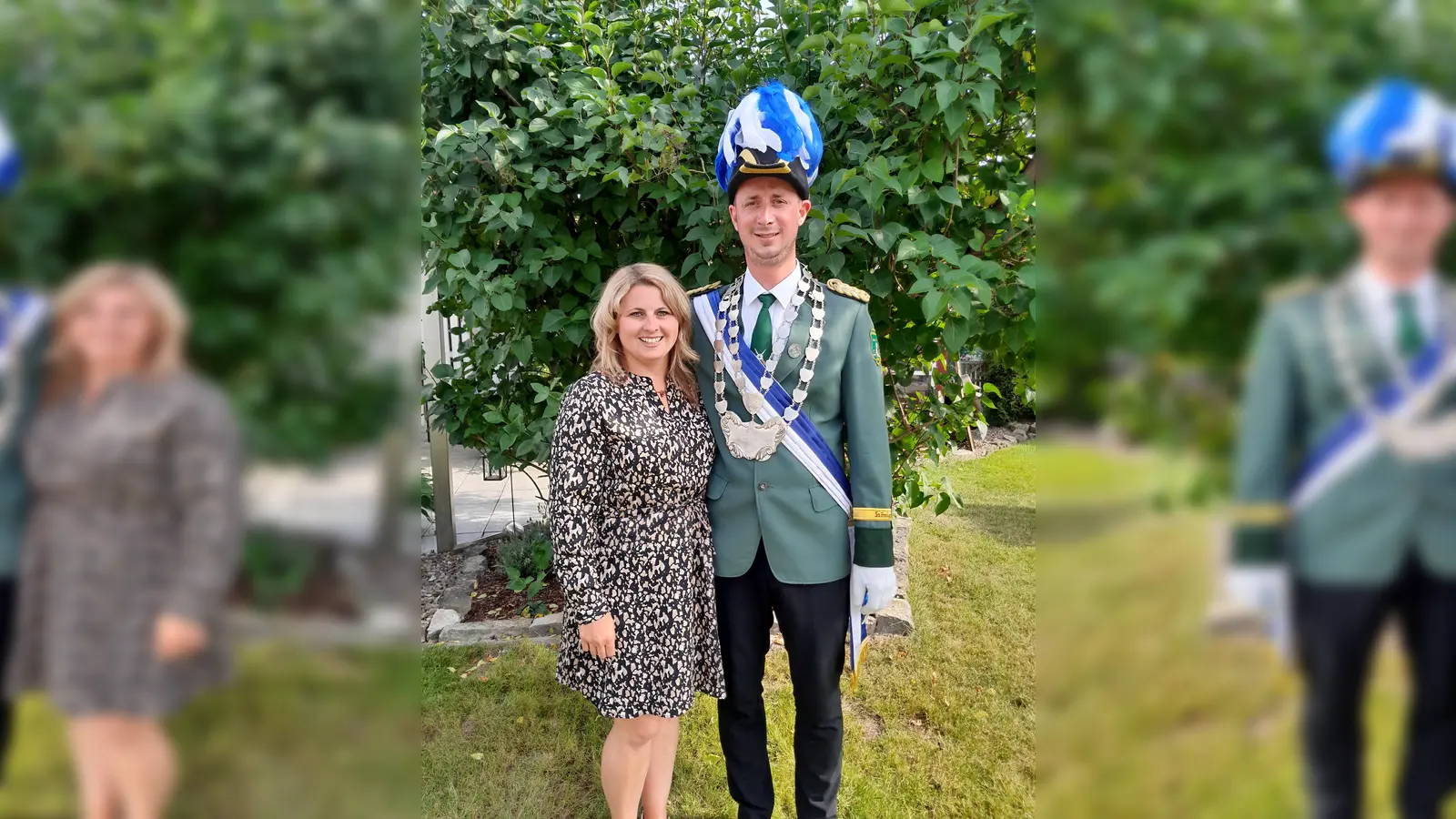 Das Königspaar Dominik Hengst und Nadja Unger. (Foto: privat)