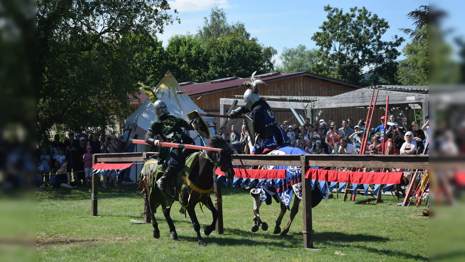 Impressionen vom Anno 1250, welches sich in diesem Jahr nahe Corvey abspielte. (Foto: Marc Otto)