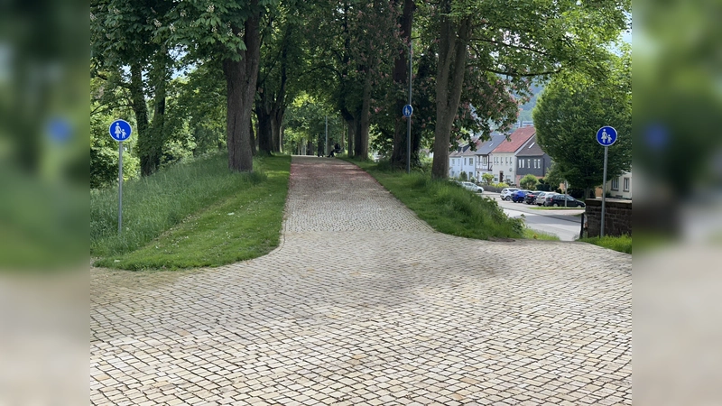 Neue Verkehrsregelung auf der Wallanlage. (Foto: Stadt Höxter)