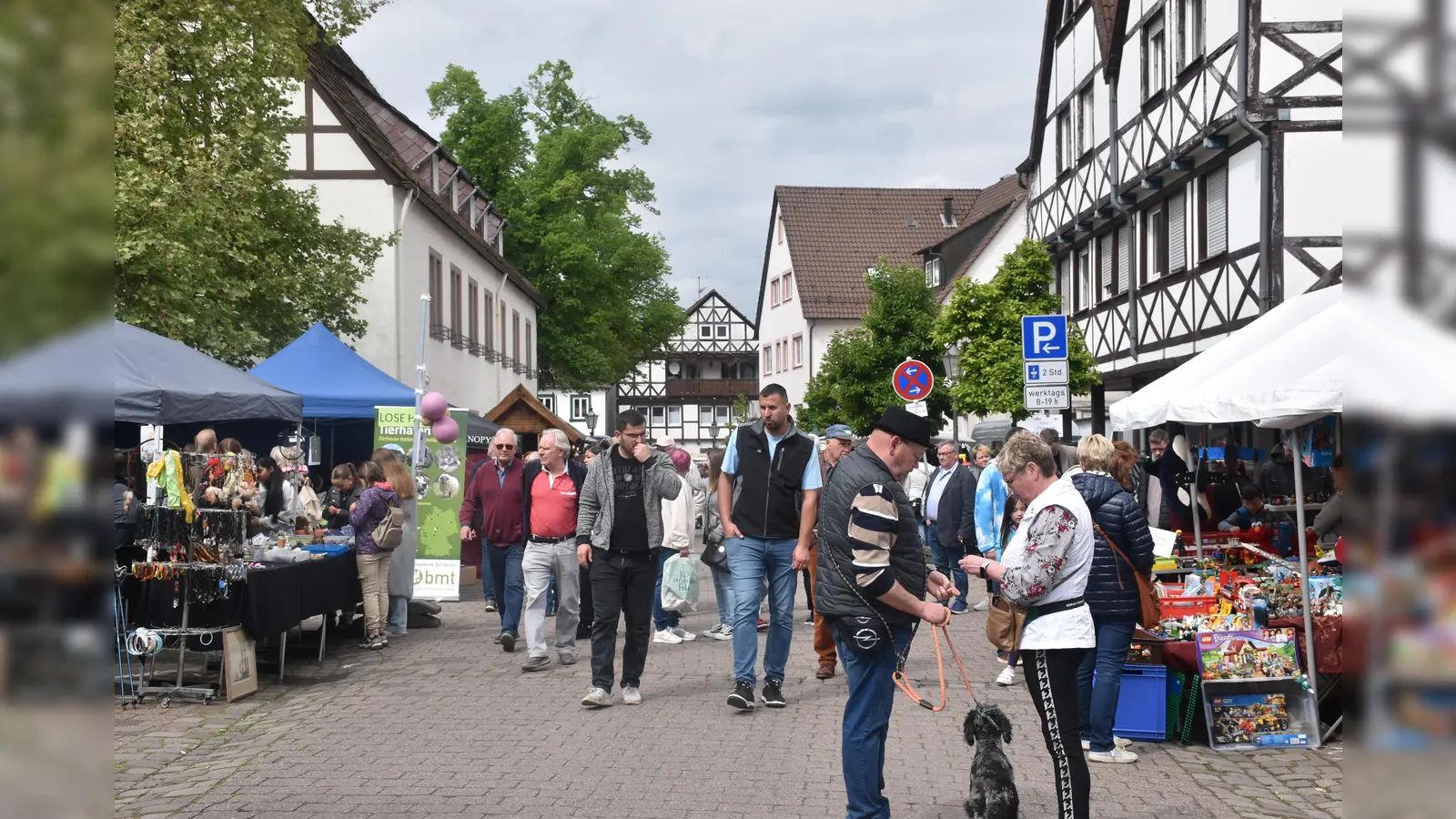 Weserstraße und Lange Straße sind zum Blütenfest autofrei.  (Foto: Barbara Siebrecht)