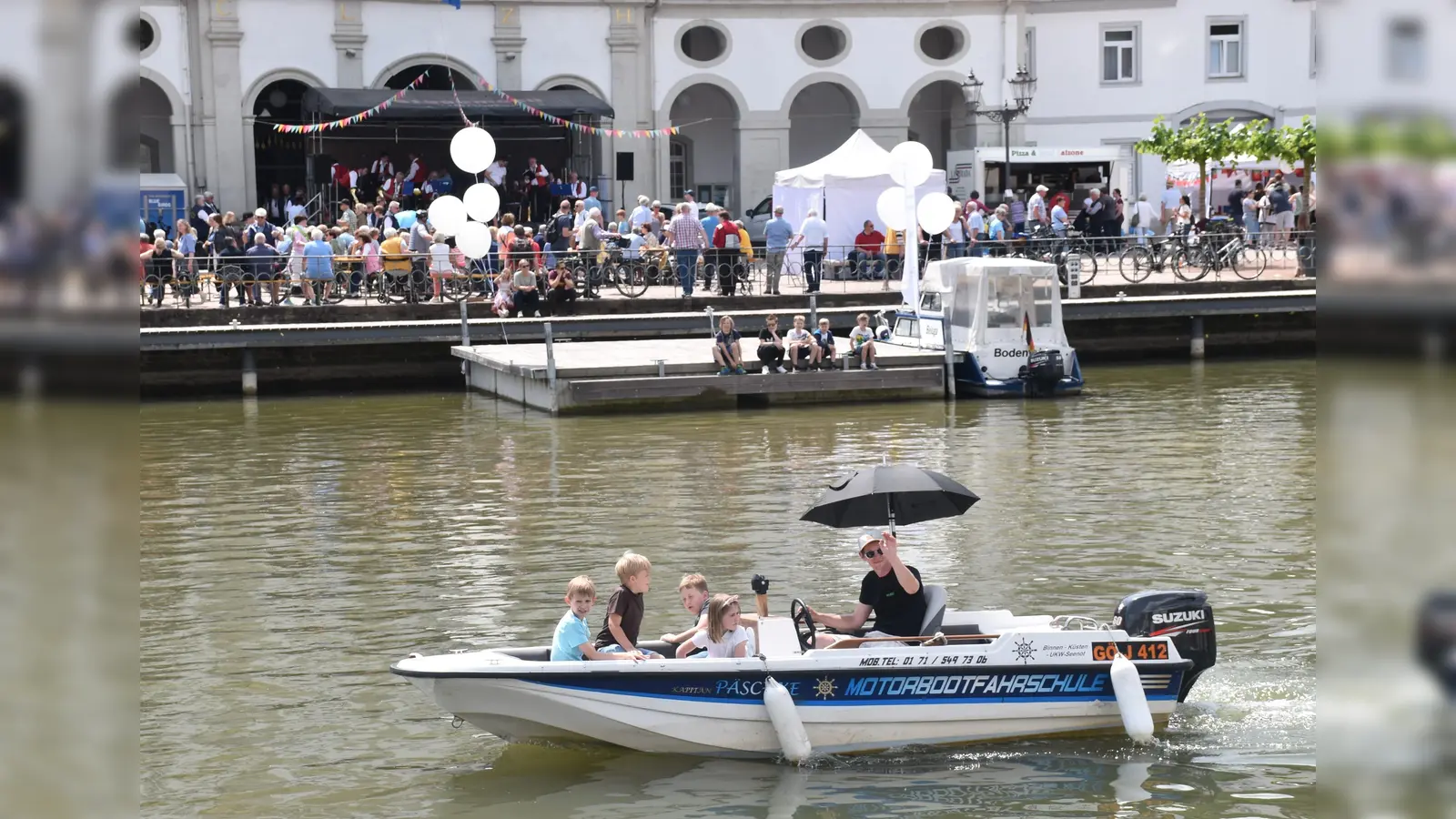 Auf dem Hafen bewegen sich zum Hafenfest nicht nur Boote.  (Foto: Archiv)