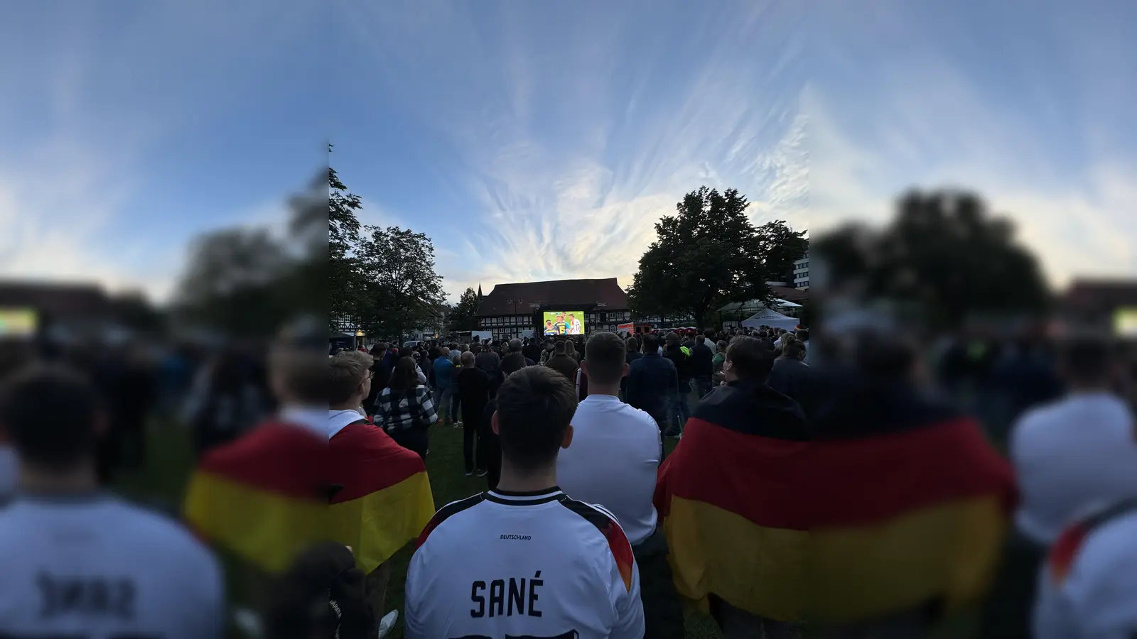 Beim letzten Public Viewing in Northeim. (Foto: privat)