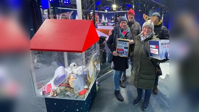 Direkt vor Ort am Glashäuschen in Essen. (Foto: privat)