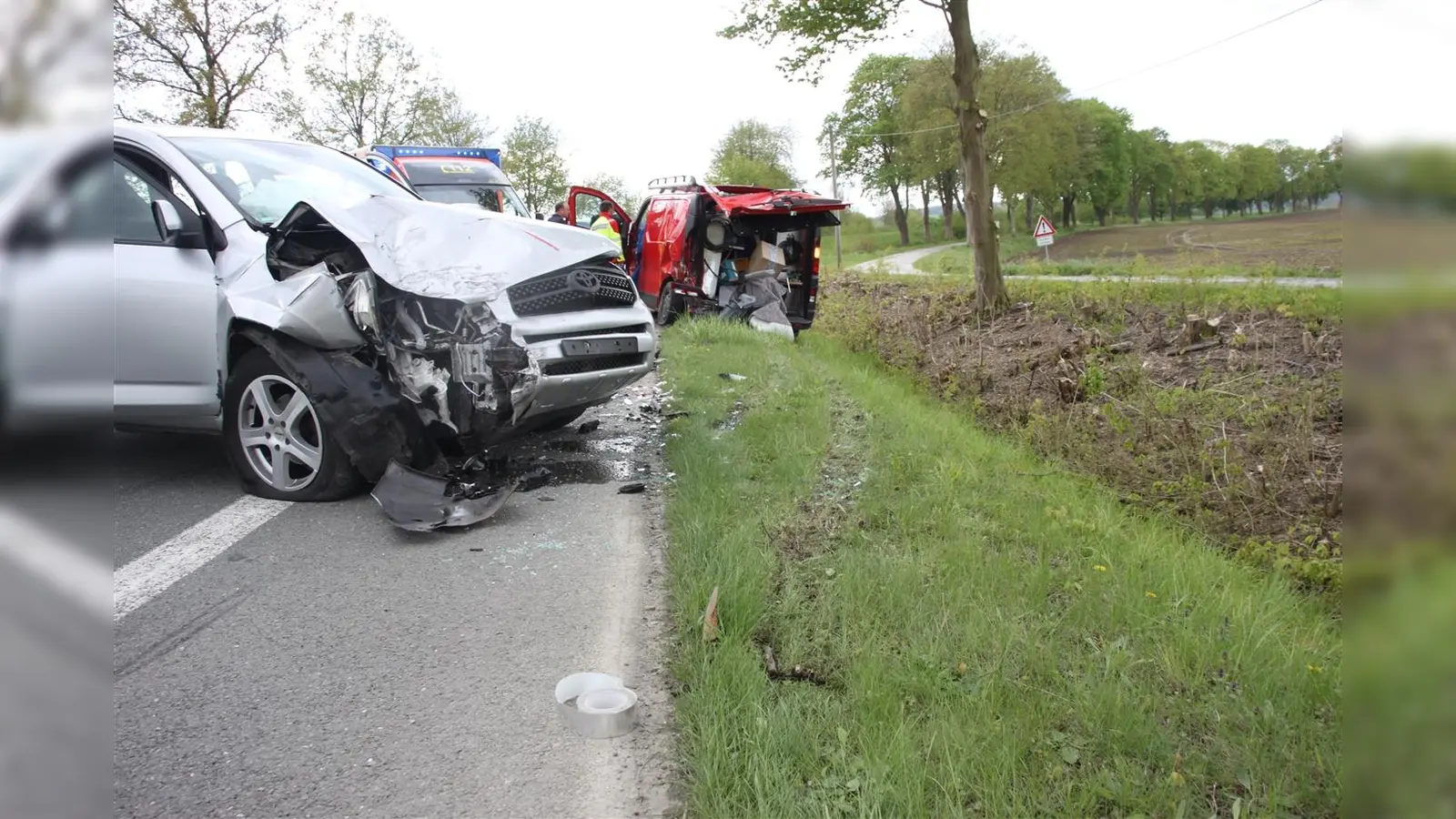 Der Sachschaden wird auf 25.000 Euro geschätzt. (Foto: Kreispolizeibehörde Höxter)
