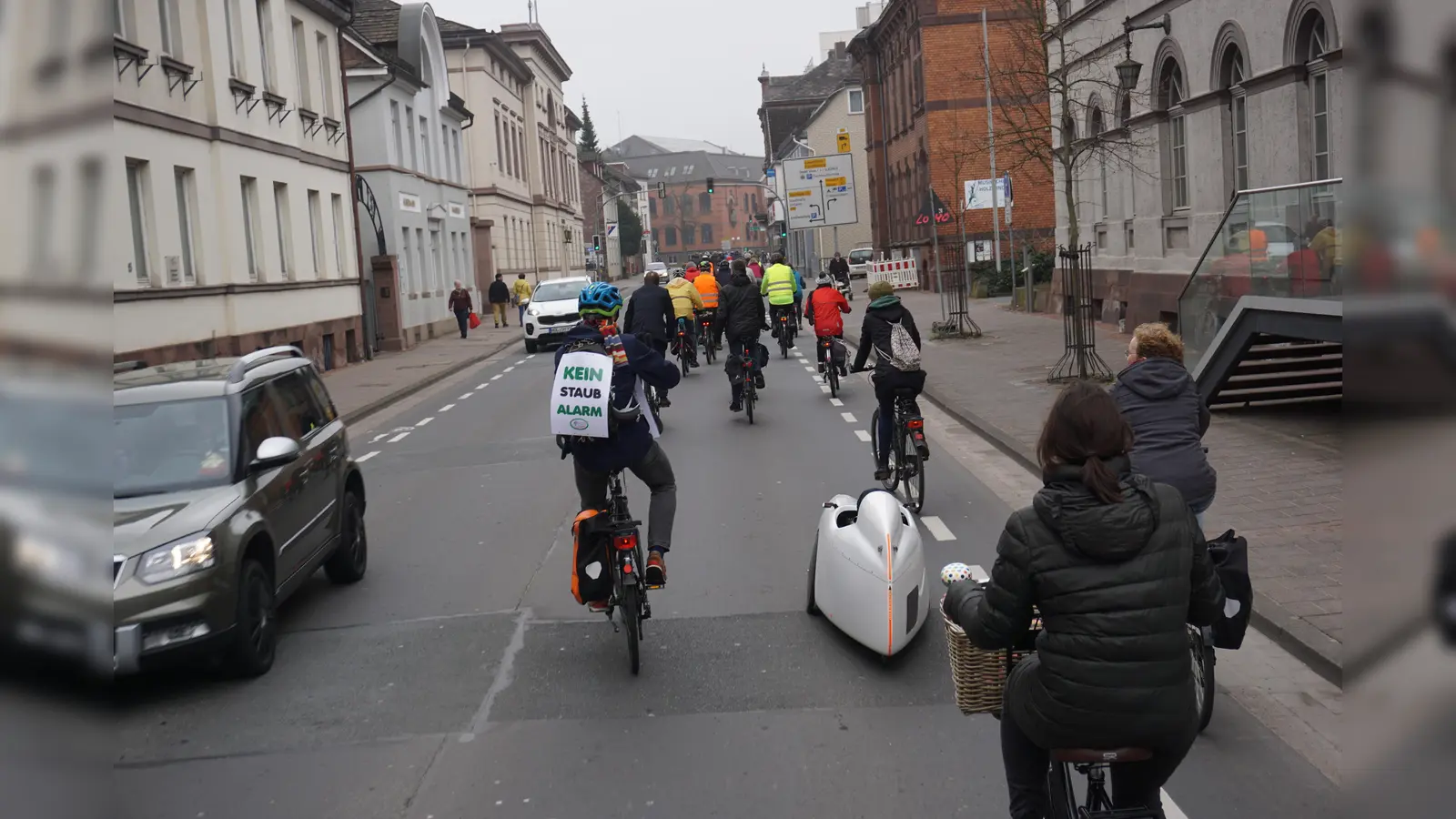 Impression von einer vergangenen Fahrraddemo. (Foto: privat)