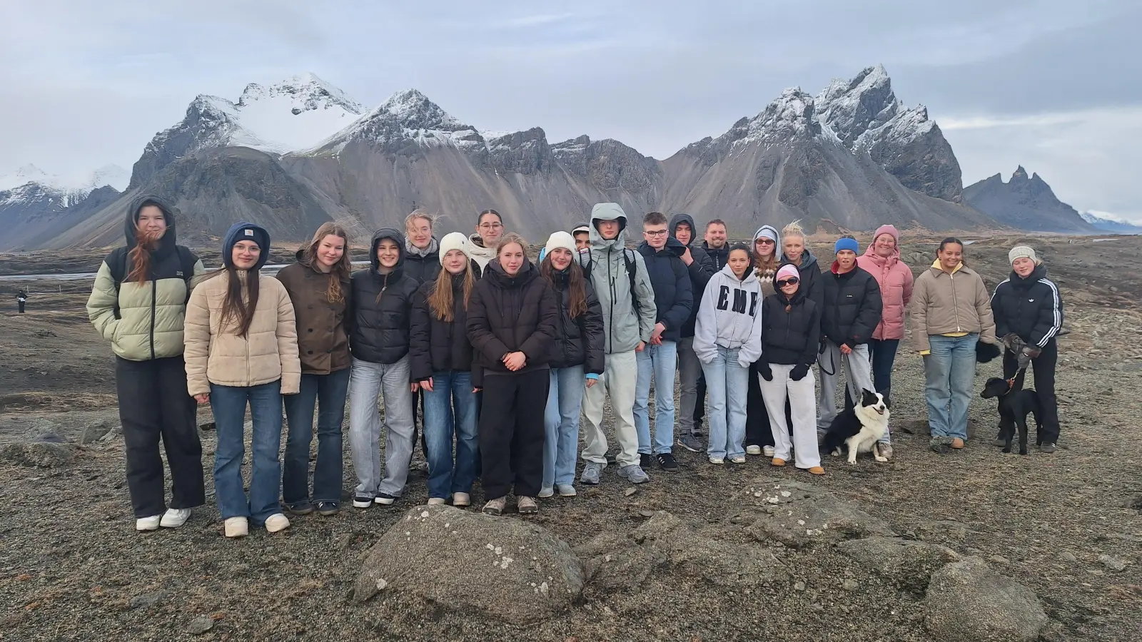 Der Englisch-Leistungskurs mit den Isländischen Austauschpartnern.  (Foto: Gymnasium Beverungen)