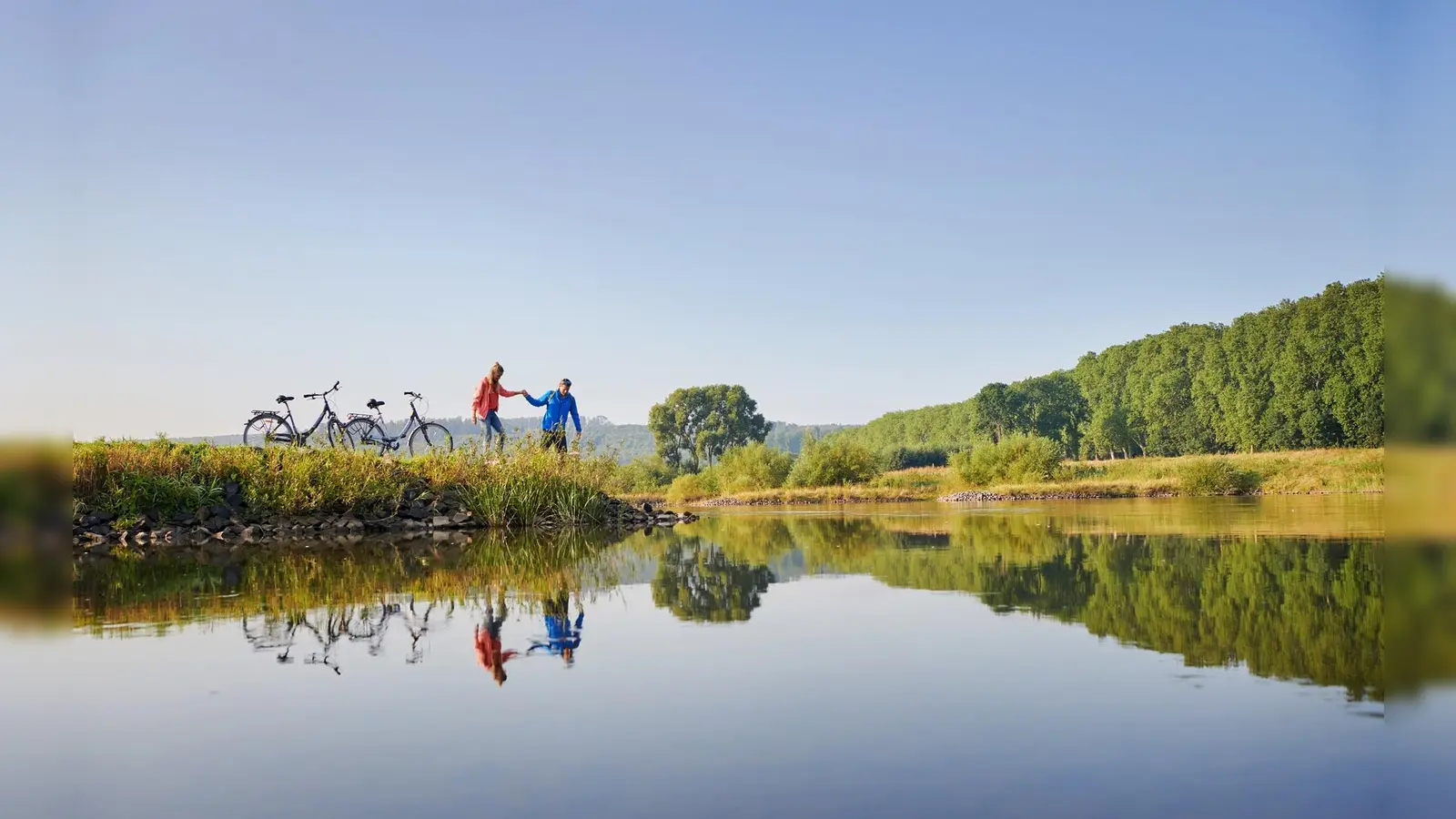 Pause an der Weser. (Foto: DZT, Jens Wegener)
