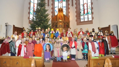 Erfolgreiche Sternsingeraktion in Lüchtringen. (Foto: privat)