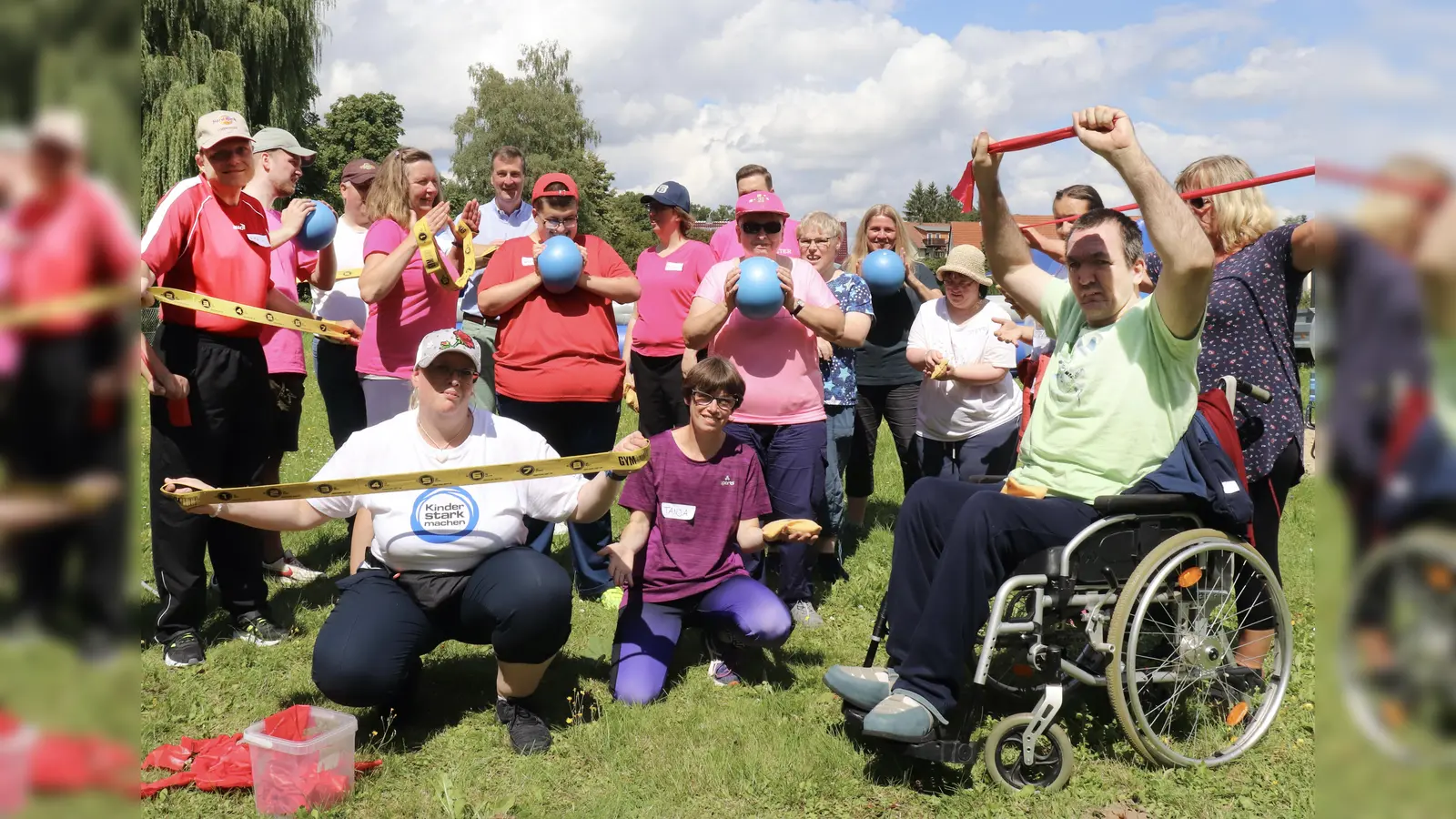 Beim Fitnesstag des fed Assistenzdienstes stand die Freude an der Bewegung im Mittelpunkt.  (Foto: bdks - Baunataler Diakonie Kassel )