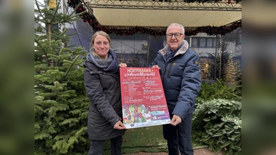 Die Werbegemeinschaft, Veranstaltungskoordinatorin Katharina Vötter und der Vorsitzende Jürgen Knabe laden zum “Weihnachtszauber“ in Höxter ein.  (Foto: Werbegemeinschaft)