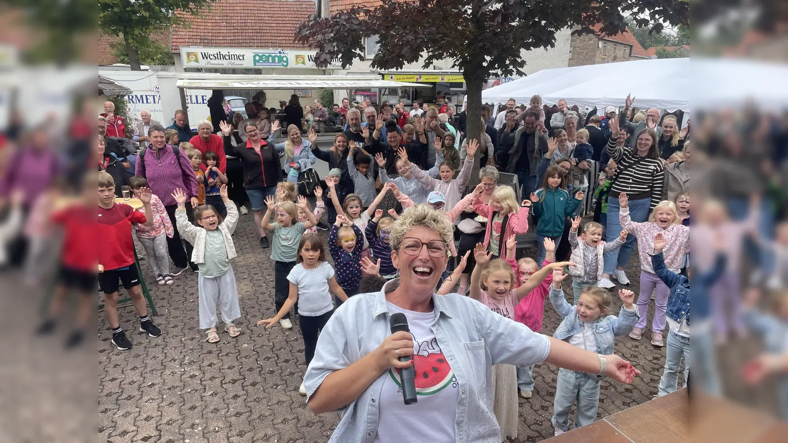 Beim Auftritt von Isa Glücklich kam Stimmung auf. (Foto: privat)