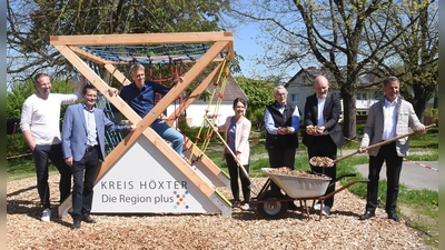 Das neue Spielgerät „Quatrix” hat die Bürgerwiese Bredenborn beim Spielplatzwettbewerb 2024 im Kreis Höxter gewonnen und wird dort schon bald für strahlende Kinderaugen sorgen. (Foto: Kreis Höxter)