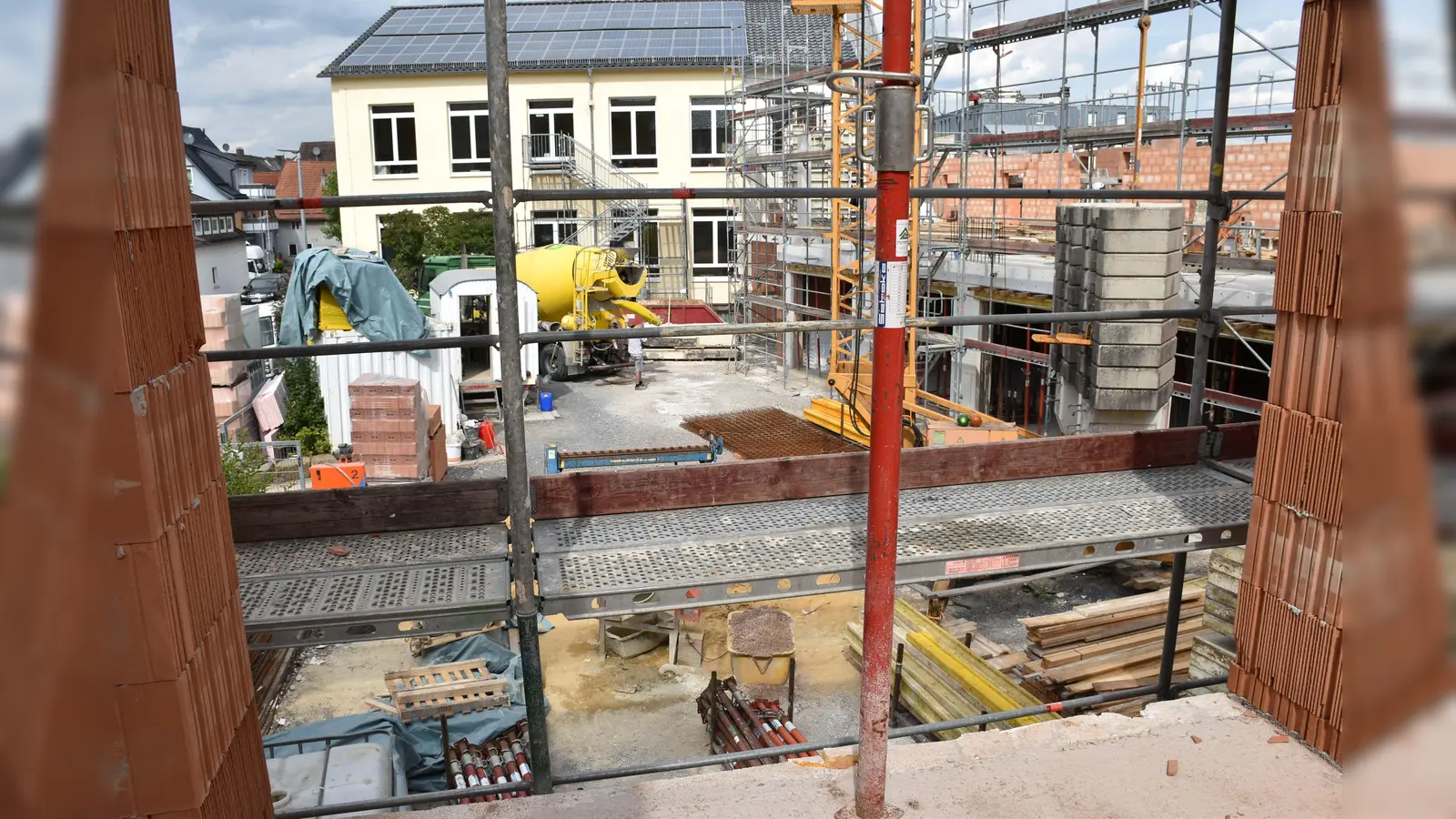 Blick auf die Schuhof aus dem Südtrackt.  (Foto: Barbara Siebrecht)