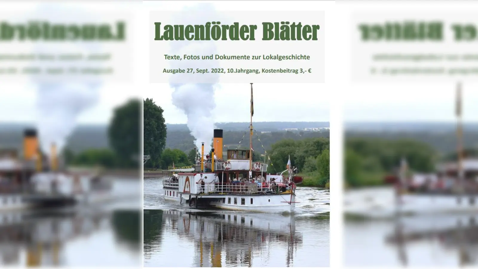 Die Titelseite (Foto: Erich Gauding)
