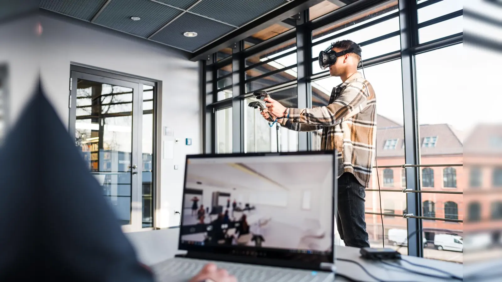Virtual Reality kommt an der HAWK zur Bauvisualisierung zum Einsatz. (Foto: privat)