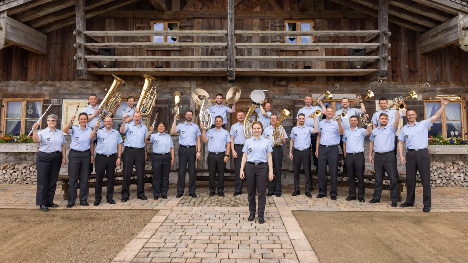 Die Egerländerbesetzung des Heeresmusikkorps Kassel. (Foto: privat)